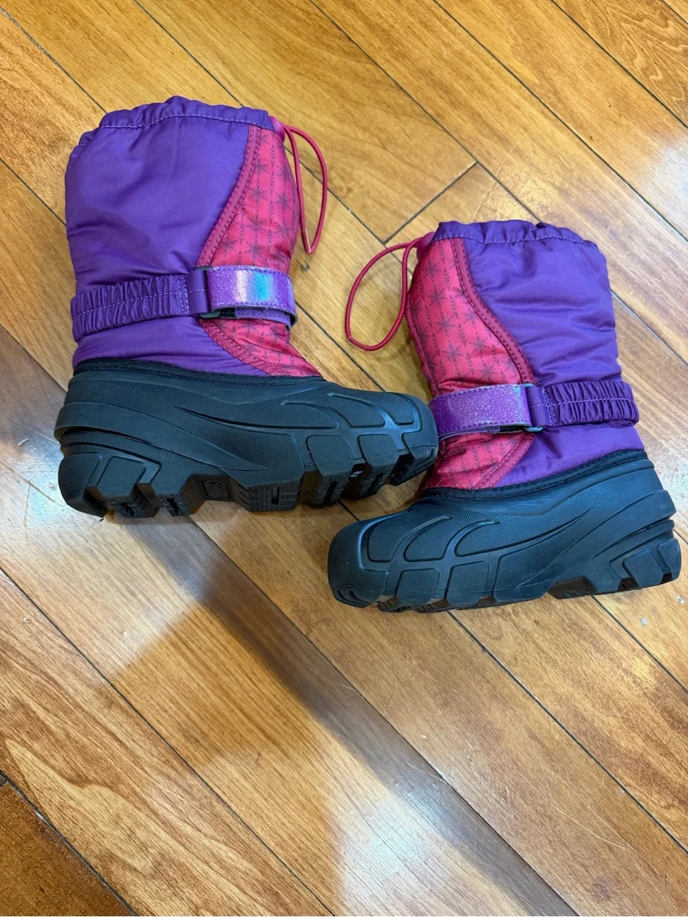 SOREL x Disney Frozen 2 Anna Flurry Snow Boots Youth 13 Purple Pink